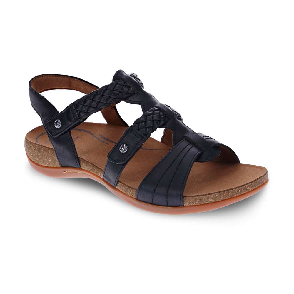 Anna Adjustable Sandal - Black