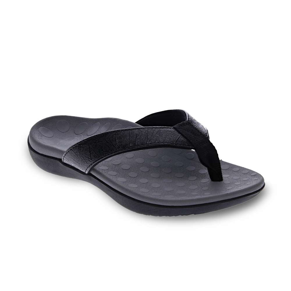 Sonoma Toe Post Sandal - Black Thatcher