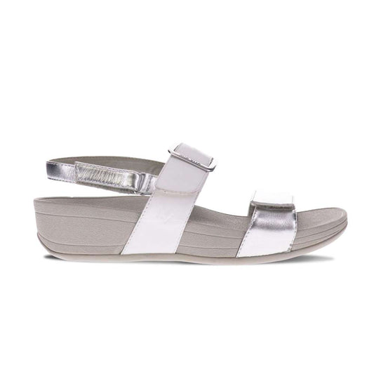 Florini Platform Sandal - White/Silver