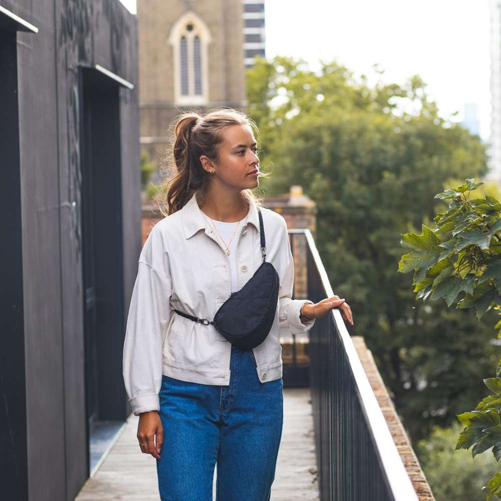 Textured Nylon Backpack Large Baglett - Multiple