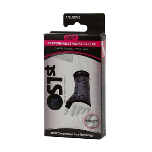 Sports Wrist Compression Sleeve (WS6) - Black