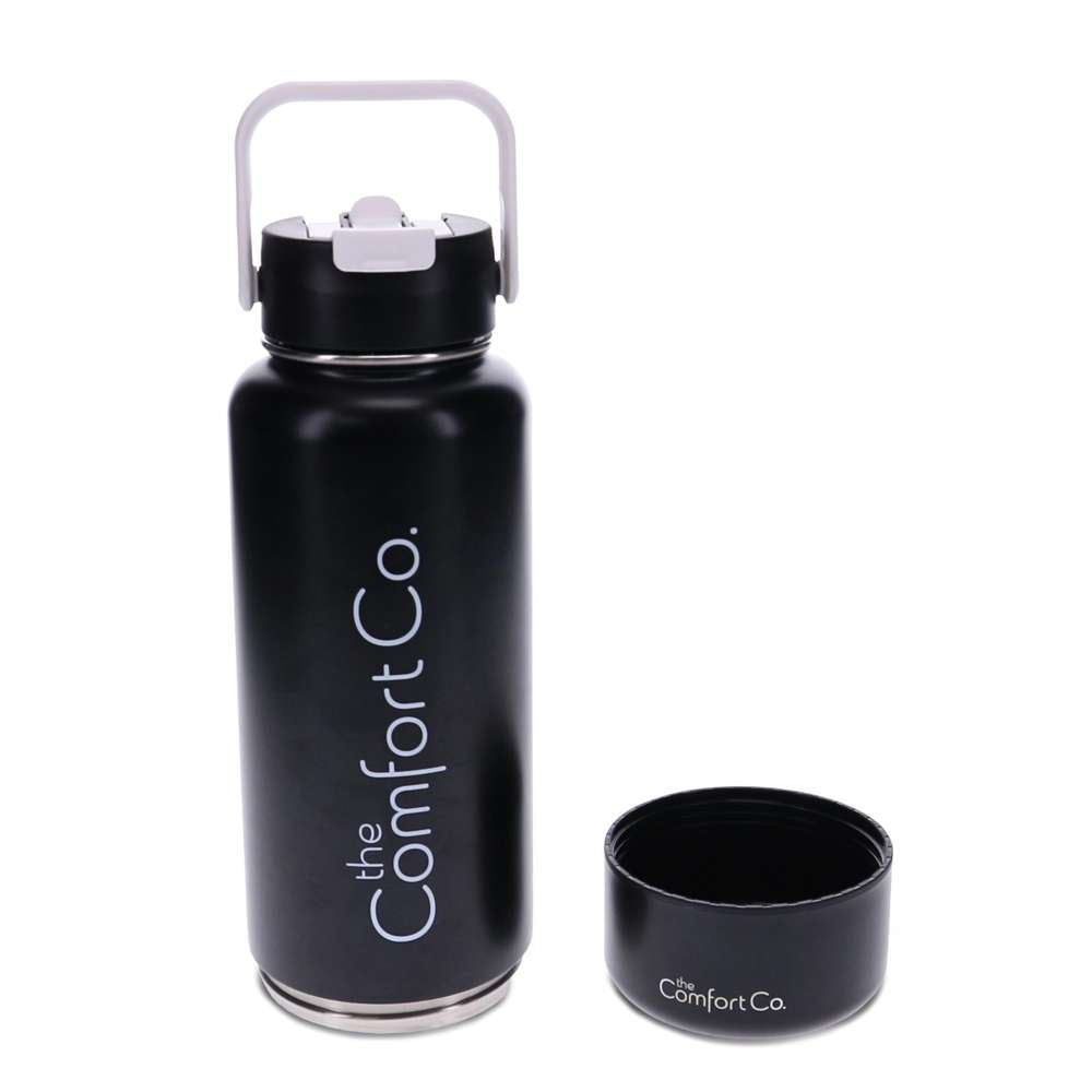 The Comfort Co Insulated Water Bottle - Black
