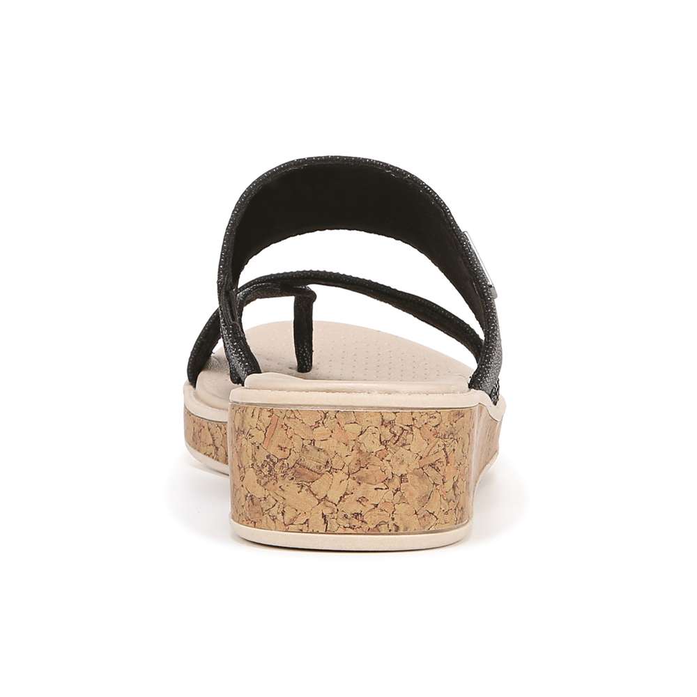 Bora Bright Sandal - Black Shimmer