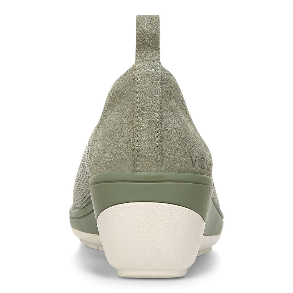 Jacey Knit Wedge - Army Green