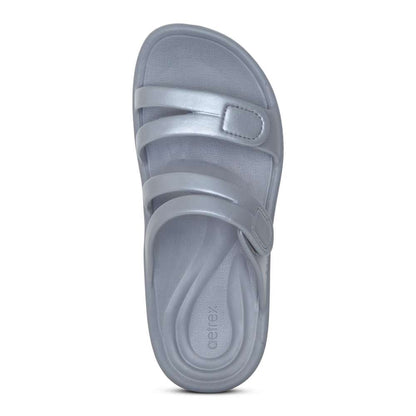 Janey Sport Slide - Grey