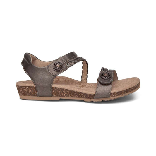 Jillian Braided Sandal - Bronze