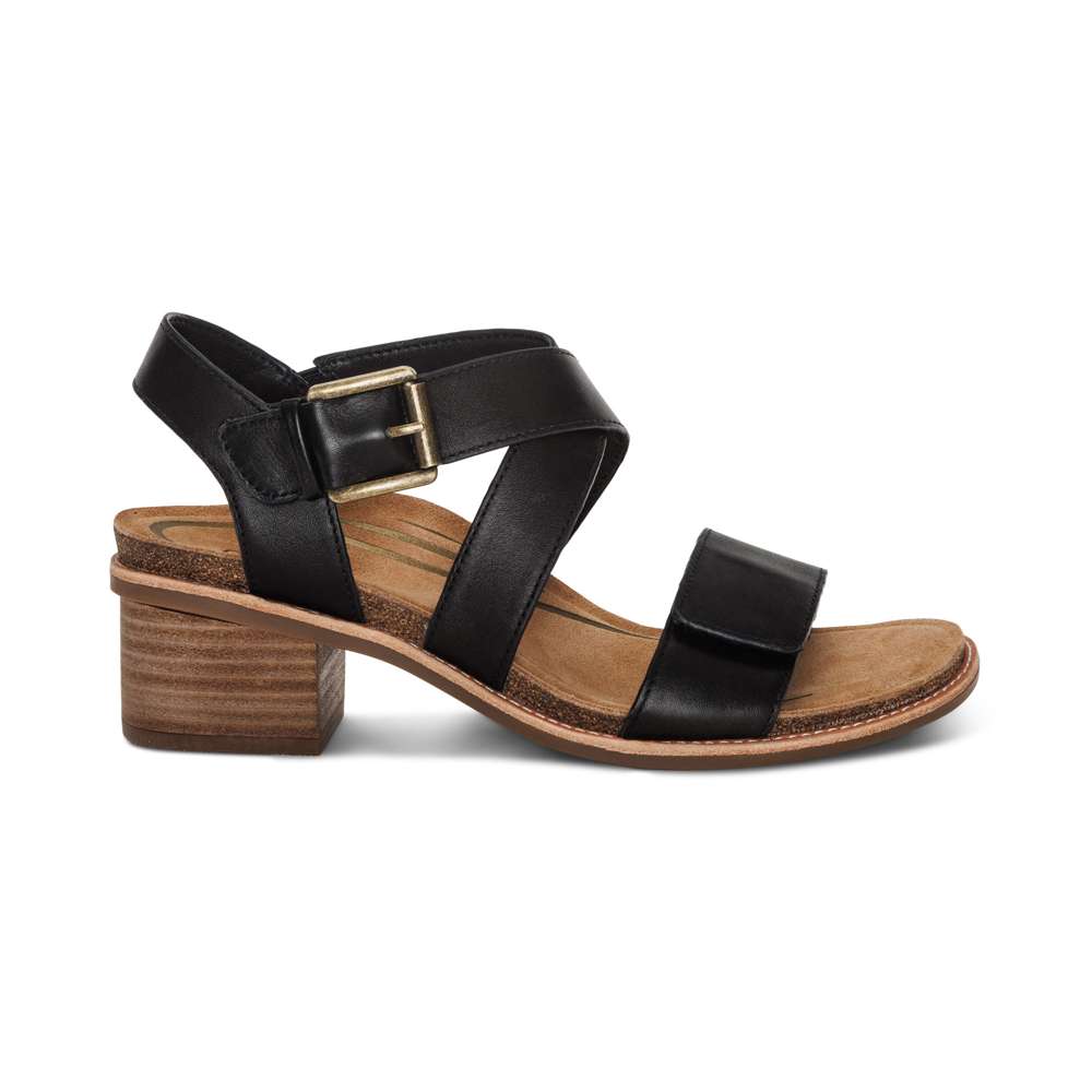 Kristin Arch Support Block Heel - Black
