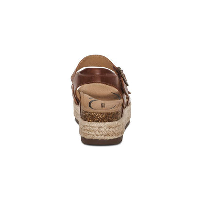Paula Platform Sandal - Walnut