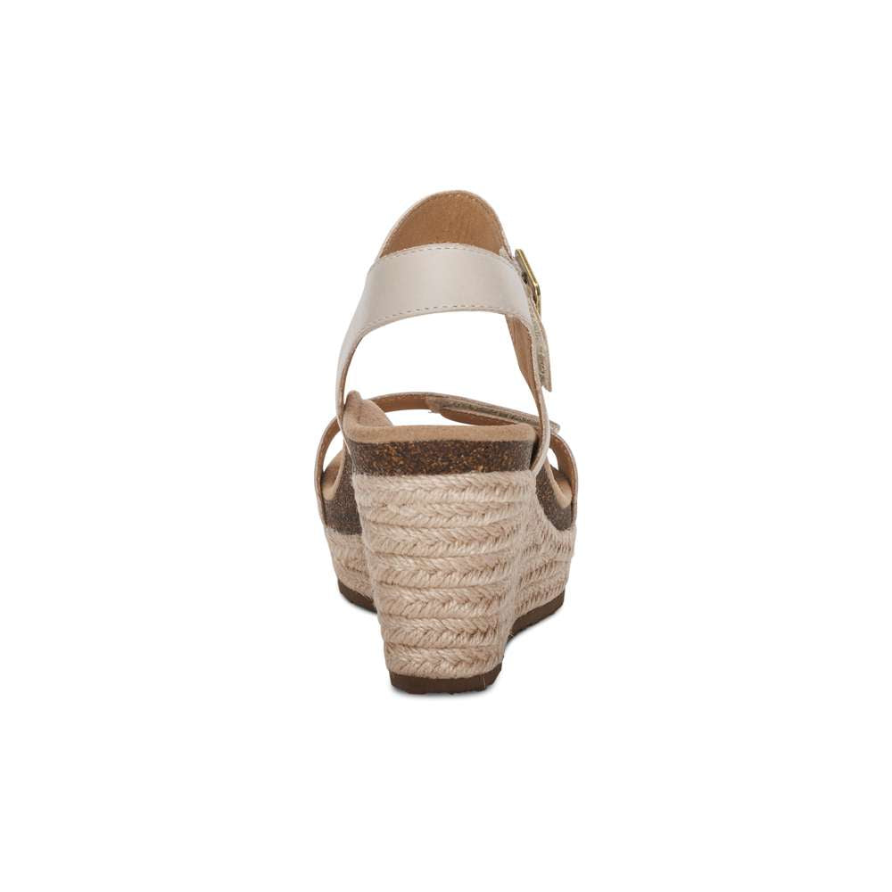 Sydney Espadrille Wedge - Ivory