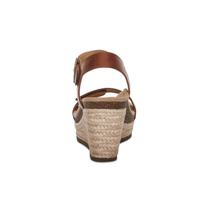 Sydney Espadrille Wedge - Walnut