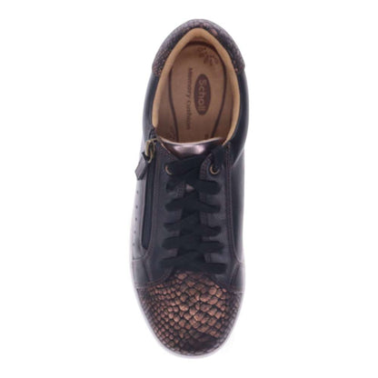 Cleo Casual Sneaker - Black/Bronze