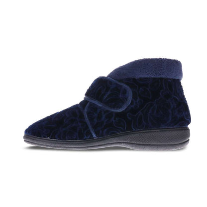 Dale Slipper - Navy Emboss