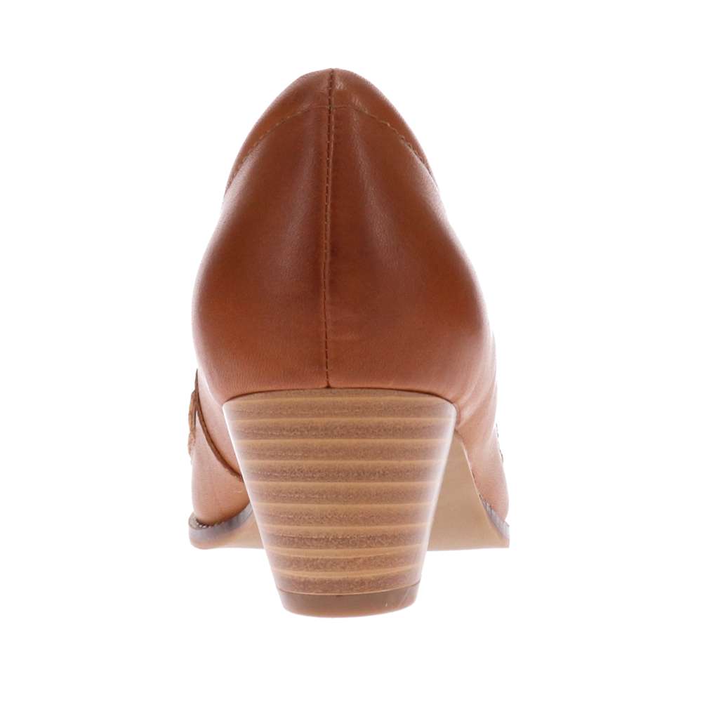 Happy Block Heel - Tan Leopard