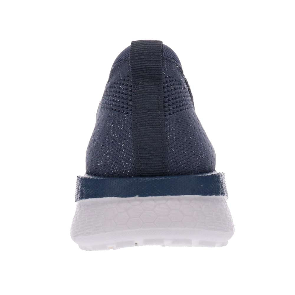 Maggie Slip-On Sneaker - Dark Blue/Silver