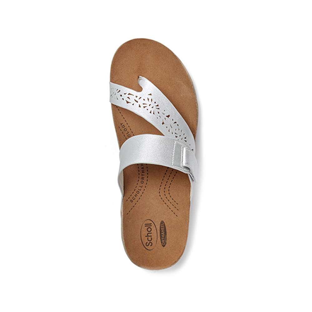 Antigo Toe Post Sandal - Silver
