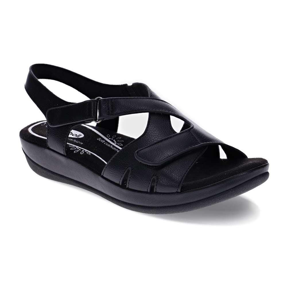 Casey Adjustable Sandal - Black