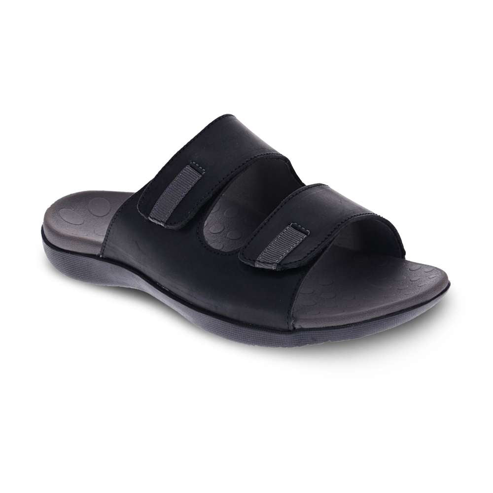 Connor Slide Sandal - Black