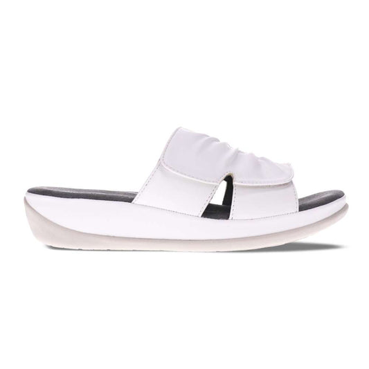Cora Slide Sandal - White