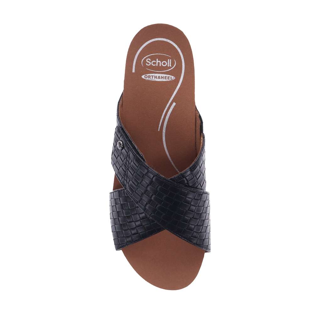 Jean Brick Wedge - Black