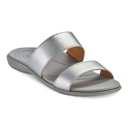 Penang Slide Sandal - Silver