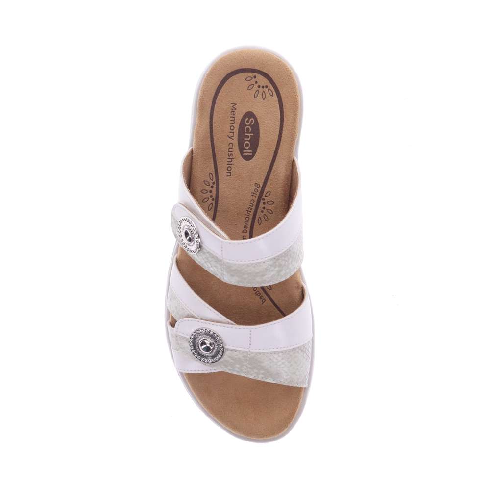 Sarah Slide Sandal - White