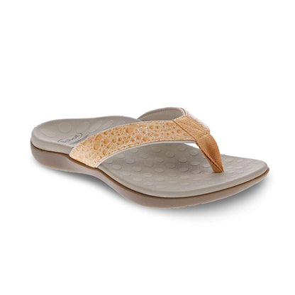 Sonoma Reptile Toe Post Sandal - Honey Reptile