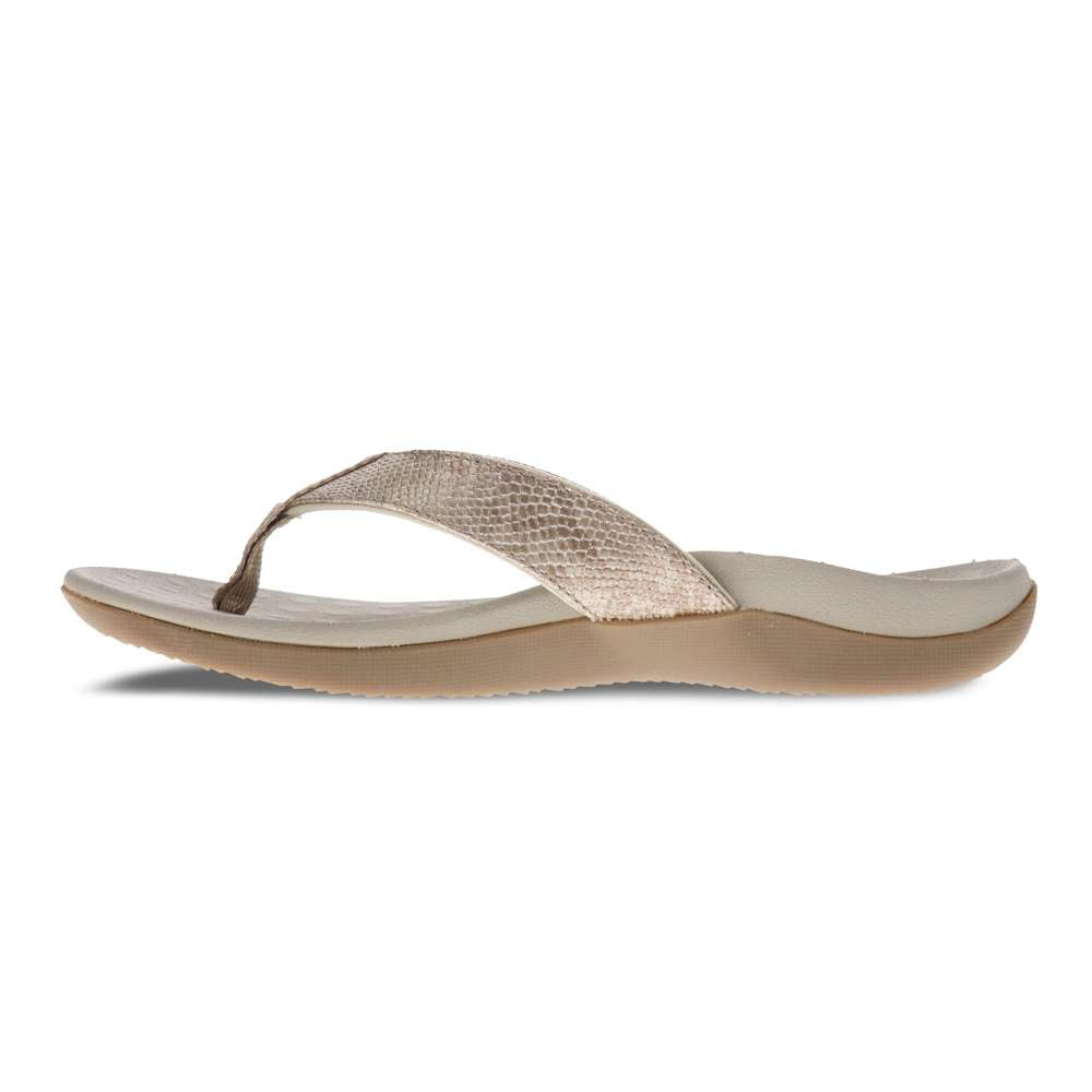 Sonoma Shimmer Toe Post Sandal - Bronze
