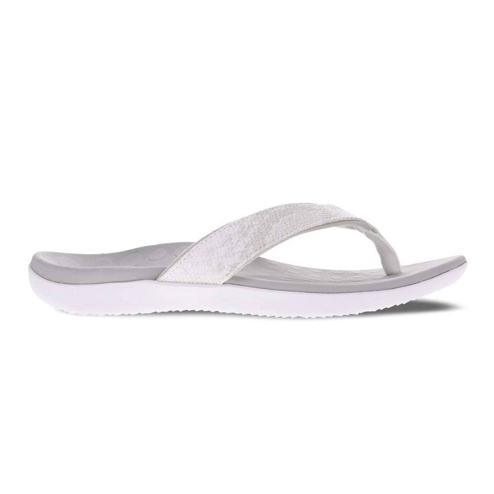 Sonoma Shimmer Toe Post Sandal - White