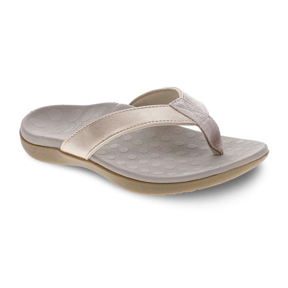 Sonoma Smooth Toe Post Sandal - Soft Gold