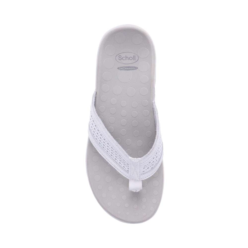 Spark Toe Post Sandal - White