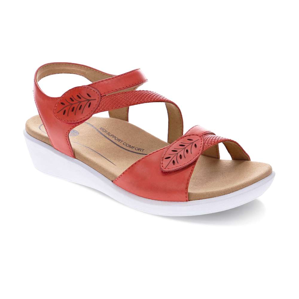 Tana Wedge Sandal - Rose
