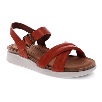 Tatum Adjustable Sandal - Tangerine