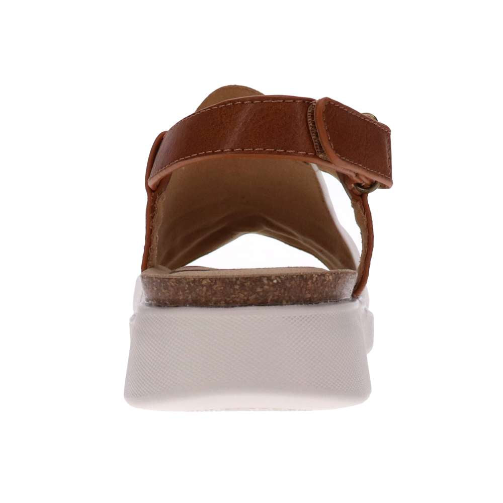 Tyler Back Strap Sandal - White/Tan