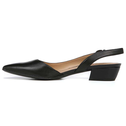 Banks Slingback - Black Leather