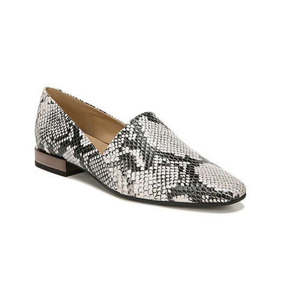 Collette Loafer - Black/White Snake