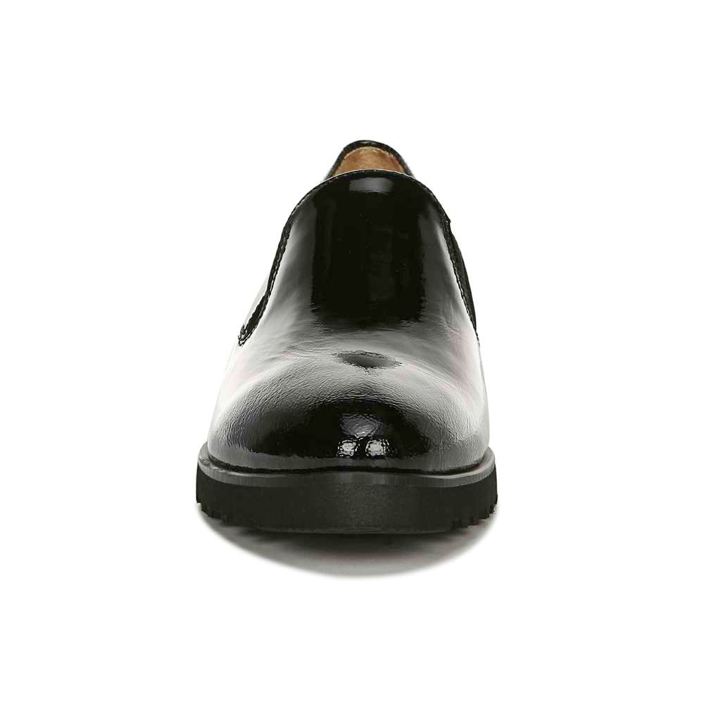 Geraldine Loafer - Black Patent