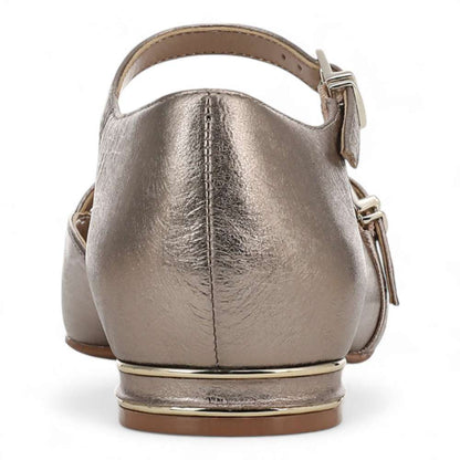 Harmony Mary Jane Flat - Pewter