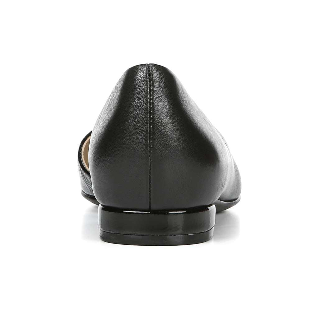 Hayden Demi d'Orsay Flat - Black Leather