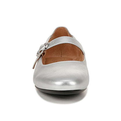 Kelly Mary Jane Flat - Silver