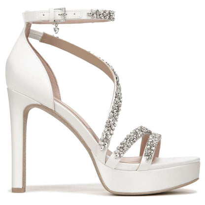 Love Dress Sandal - Silk White Satin