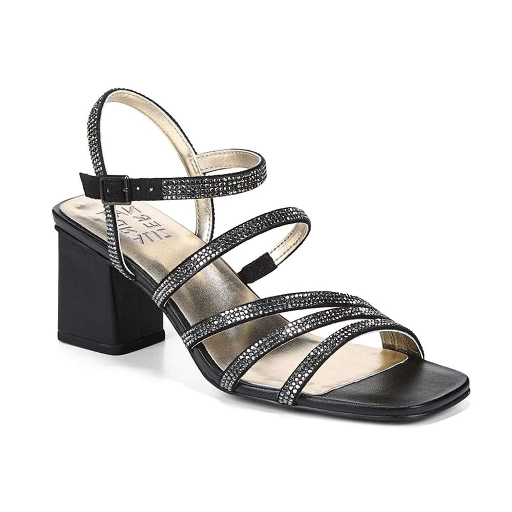 Niko Dress Sandal - Black Sparkle