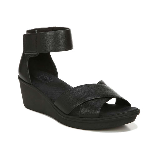 Riviera Wedge Sandal - Black