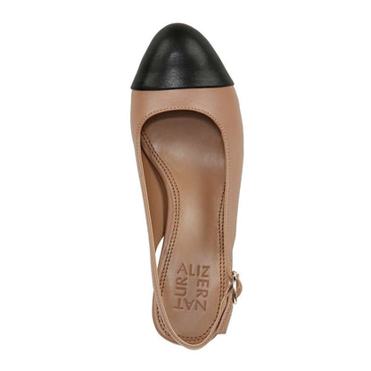 Sophie Slingback Pump - Taupe/Black
