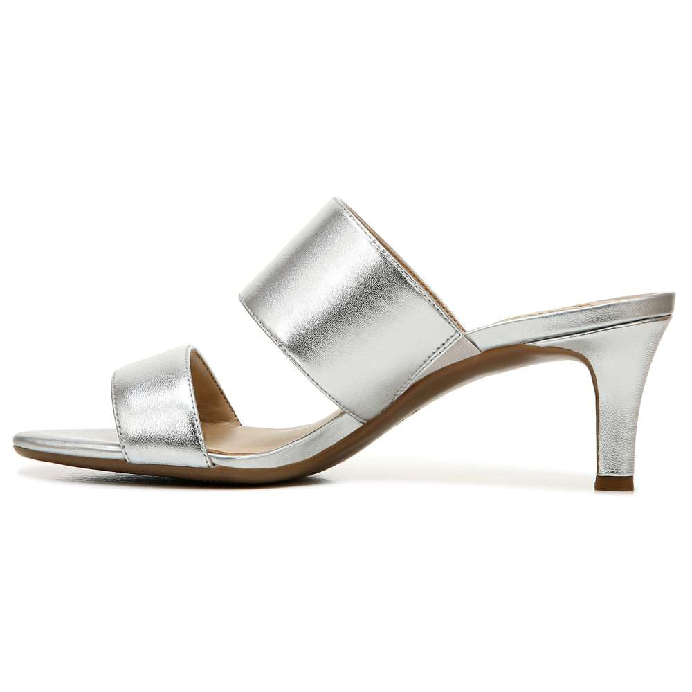 Tibby Mule Sandal - Silver