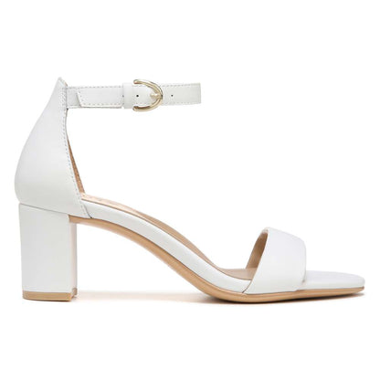 Vera Dress Sandal - White Leather