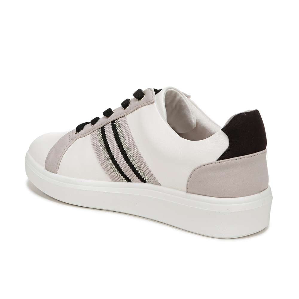 Happy Friday Lace Up Sneaker - White/Black