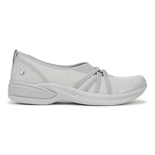 Niche Slip-On - Silver Shimmer Fabric