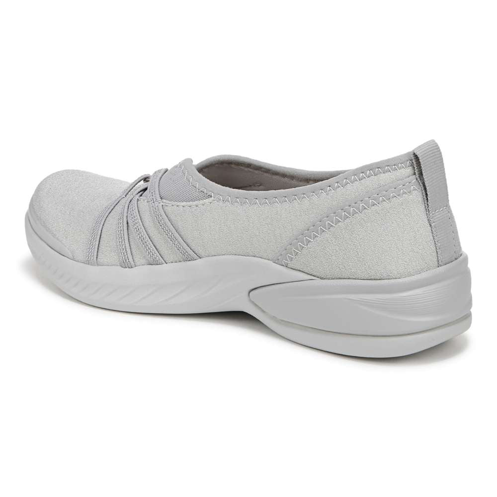 Niche Slip-On - Silver Shimmer Fabric