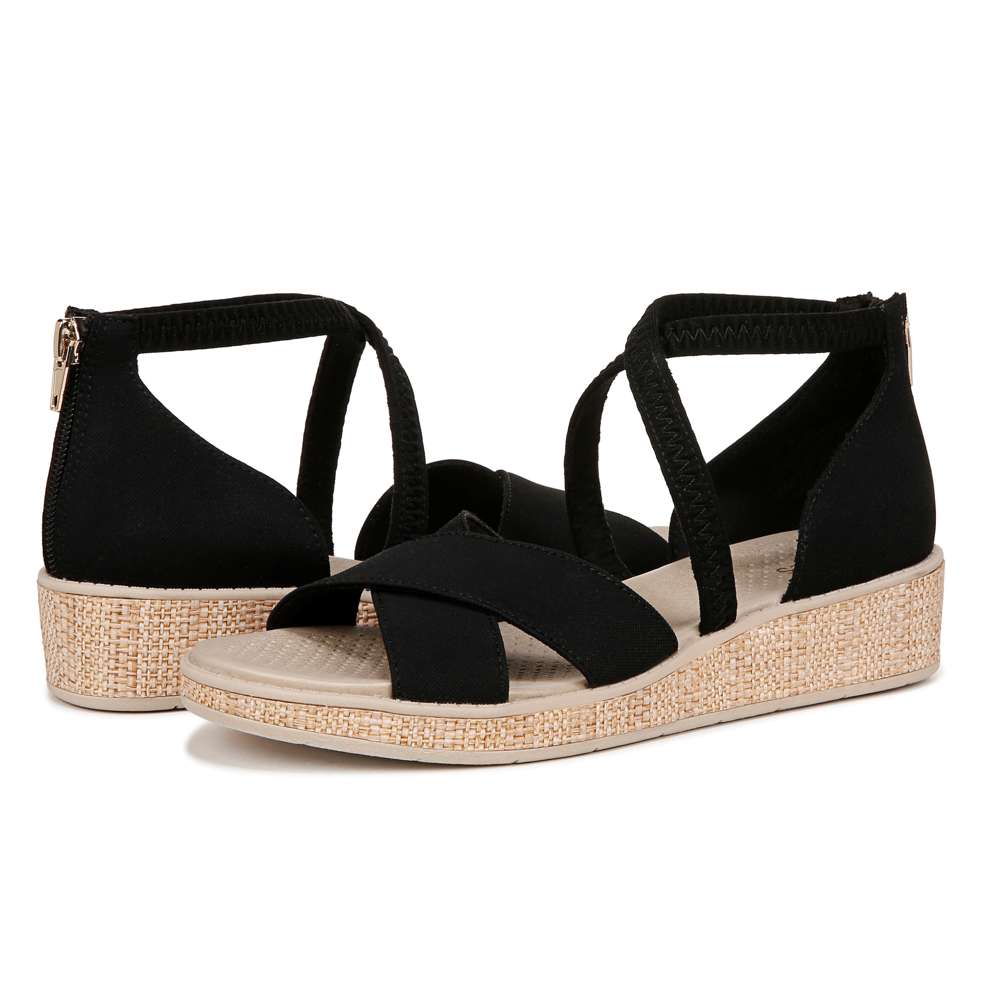 Bali Sand Wedge Sandal - Black