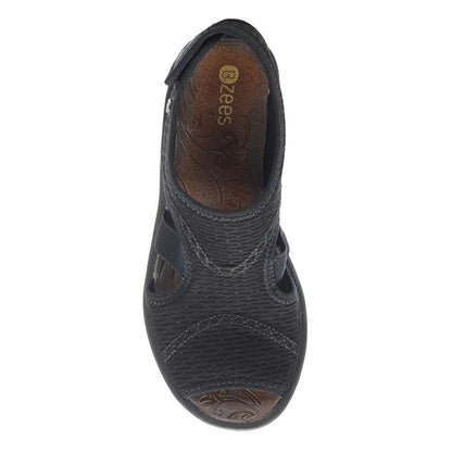 Dream Wedge Sandal - Black